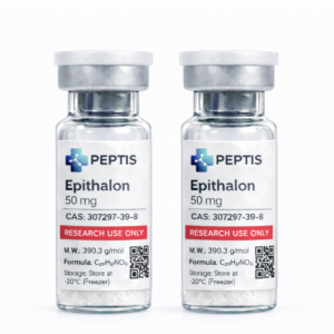 Ekskluzywny zestaw dwóch fiolek Epithalon 50mg odczynnik do badań anti-aging