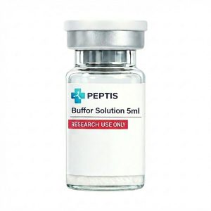 Laboratoryjna fiolka 5ml ze sterylną wodą bakteriostatyczną Bac-Water PRO do badań.